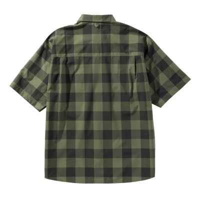 #8603 dusty olive checks
