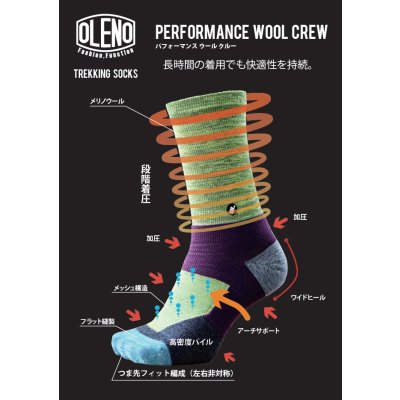 画像14: OLENO パフォーマンスウールクルー