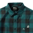 #8059 emerald green checks