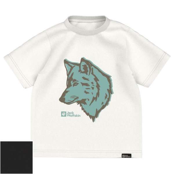 画像1: JP WOLF FACE SS T KIDS (1)