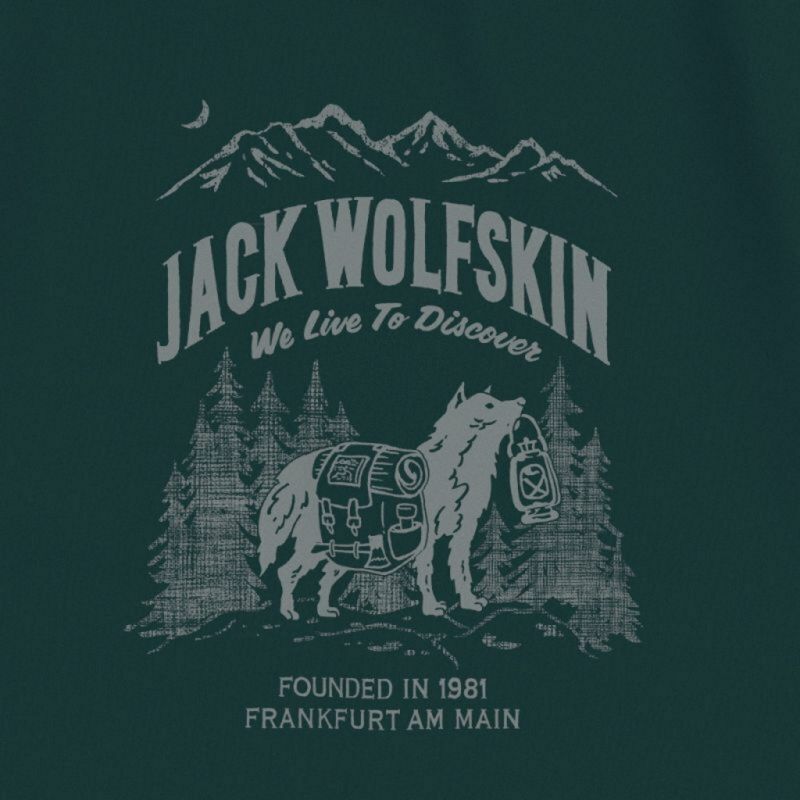 狼 オオカミ WOLF WOLVES ウルフ シャツ ジャック ウルフスキン ジャックウルフスキン（JackWolfskin）（メンズ）半袖Tシャツ JP